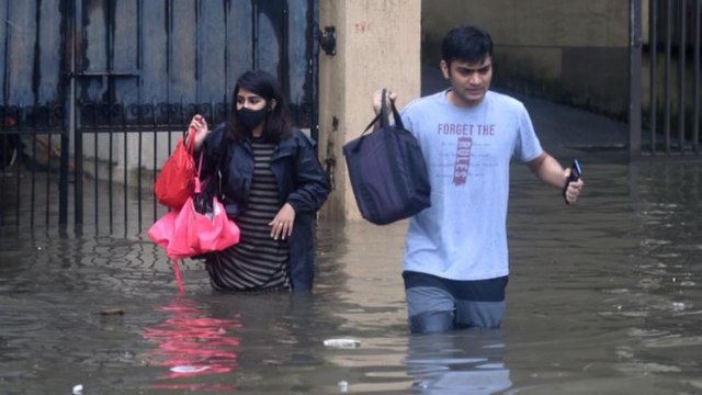 Minister's office to police station submerged in Mumbai rain