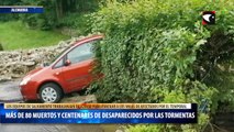 Más de 80 muertos y centenares de desaparecidos por las tormentas