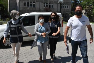 Polis eşini öldüren kadın adliyede