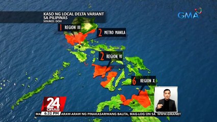 11 sa 16 bagong kaso ng Delta variant sa bansa, mga local case o hindi galing sa ibang bansa | 24 Oras