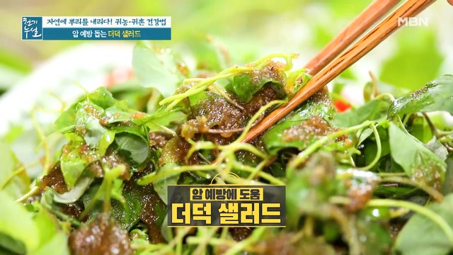 암 예방 돕는 더덕 활용법! [더덕 샐러드]