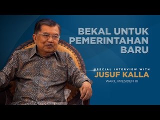 Special Interview with Jusuf Kalla: Bekal Untuk Pemerintahan Baru | Katadata Indonesia
