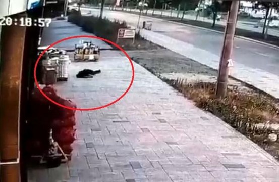 Son dakika haber | Eşinin öldürdüğü polisin balkondan düşme anının görüntüsü ortaya çıktı
