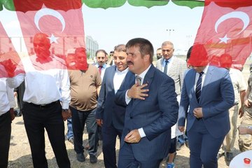 Iğdır'da 400 kişiye istihdam sağlayacak tekstil fabrikasının temeli atıldı