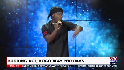 Budding Act, Bogo Blay performs on AM Show - AM Showbiz (16-7-21)
