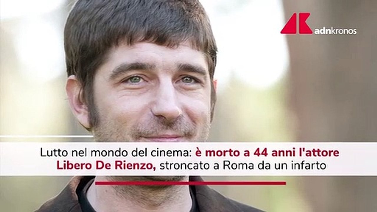 E' morto Libero De Rienzo, l'attore deceduto a 44 anni