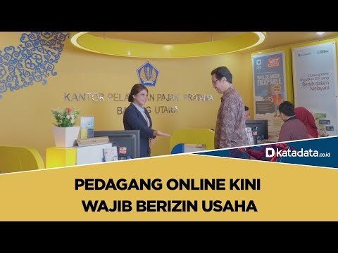 Pedagang Online Kini Wajib Berizin Usaha | Katadata Indonesia