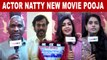 Actor Natty உடன் இணையும் Karthik Raja | New movie pooja | Filmibeat Tamil