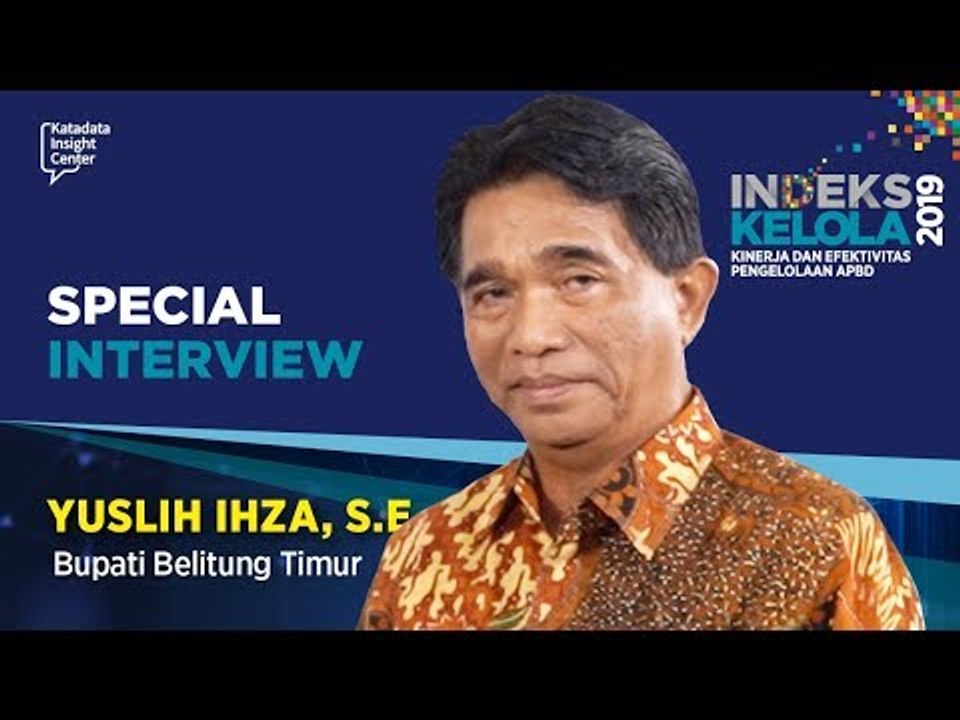 Special Interview Yuslih Ihza, S.E | Katadata Insight Center