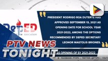 PRRD OKs September 13 as opening of SY. 2021-2022