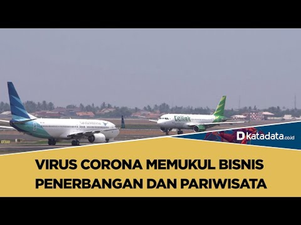 Virus Corona Memukul Bisnis Penerbangan dan Pariwisata | Katadata Indonesia