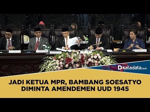 Jadi Ketua MPR, Bambang Soesatyo Diminta Amendemen UUD 1945 | Katadata Indonesia