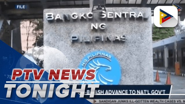 BSP extends P540-B cash advance to nat'l gov't