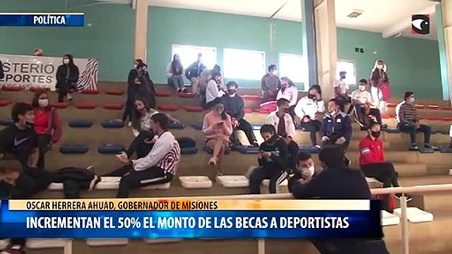Incrementan el 50% el monto de las becas a deportistas