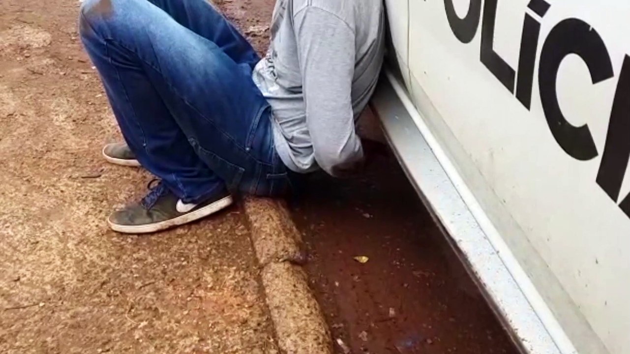 Jovem que teria recebido mil reais para levar autor dos disparos até o Morumbi é detido pela Polícia Militar, no Bairro Brasília