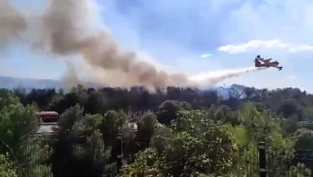 A55 : incendie fixé à Martigues