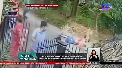 Hulicam: Abogado at kanyang asawa, patay sa pamamaril ng hinihinalang sniper | SONA