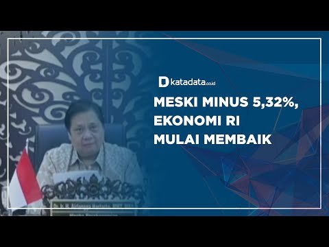 Meski Minus 5,32%, Ekonomi RI Mulai Membaik | Katadata Indonesia