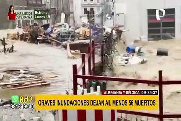 Inundaciones en Alemania dejan al menos 103 muertos y 1.300 desaparecidos