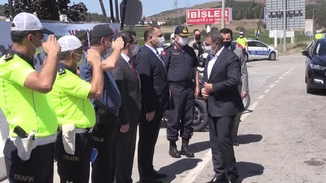 BALIKESİR - Vali Hasan Şıldak, Kurban Bayramı öncesinde trafik denetimlerine katıldı