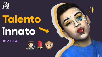 Con solo 10 años este niño se maquilla mejor que muchas de nosotras