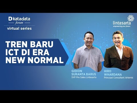 Katadata Forum Virtual Series Tren Baru ICT di Era New Normal
