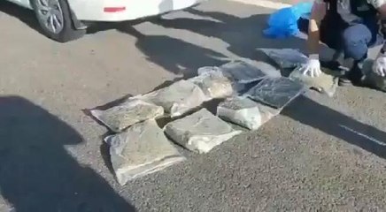 ÇÖP POŞETİ İÇİNDEN 11 KİLO UYUŞTURUCU ÇIKTI