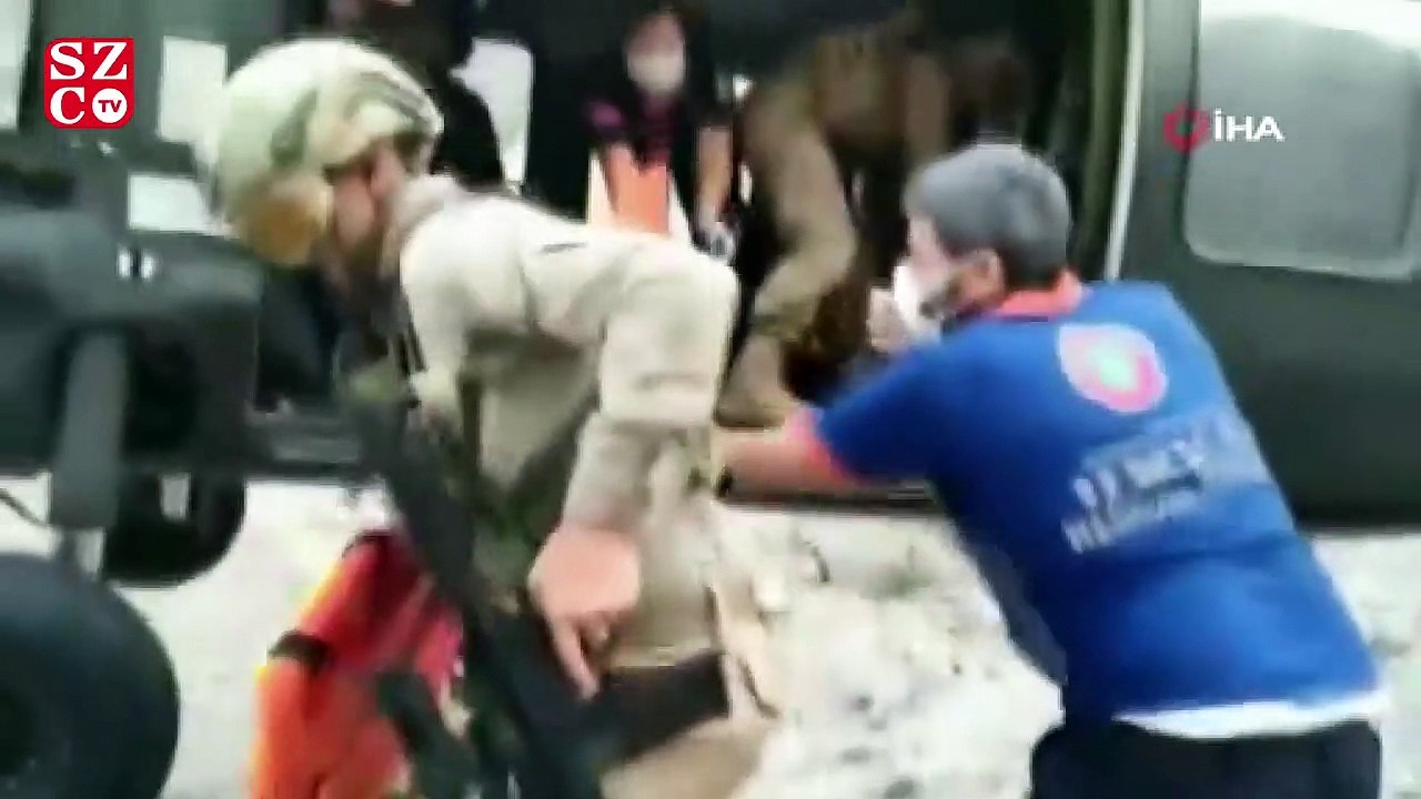Ayı saldırması sonucu yaralanan turist askeri helikopterle hastaneye kaldırıldı