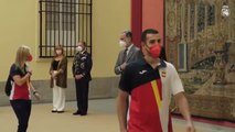 Los Reyes reciben al equipo olímpico español