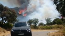 Desalojadas varias urbanizaciones en el Cabo de Creus por un incendio forestal