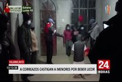 Huancayo: padres castigan a correazos a menores intervenidos bebiendo licor