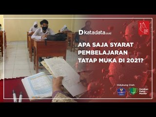 Apa saja syarat pembelajaran tatap muka di 2021? | Katadata Indonesia