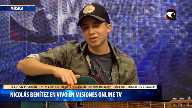 Nicolás Benítez en vivo en Misiones Online tv