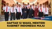 Daftar 12 Wakil Menteri Kabinet Indonesia Maju | Katadata Indonesia