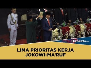 Lima Prioritas Kerja Jokowi-Ma'ruf | Katadata Indonesia