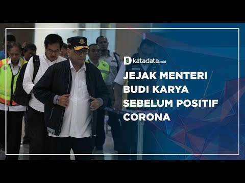 Jejak Menteri Budi Karya Sebelum Positif Corona| Katadata Indonesia