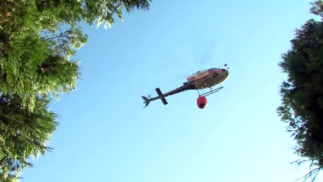 Incendie Martigues : l'impressionnant ballet des canadairs et hélicos