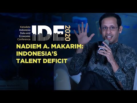 Speaker Nadiem Makarim: Indonesia's Talent Deficit | Katadata Indonesia