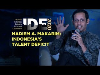 Speaker Nadiem Makarim: Indonesia's Talent Deficit | Katadata Indonesia