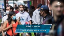 Contagios por Covid-19 no paran; México suma 12 mil 420 nuevos casos y 275 decesos