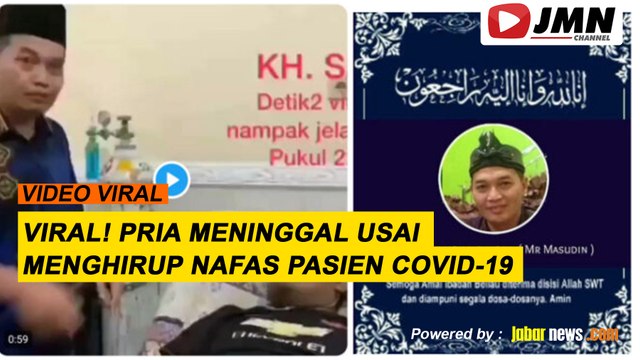 REPORTASE - VIRAL! PRIA MENINGGAL USAI MENGHIRUP NAFAS PASIEN COVID-19