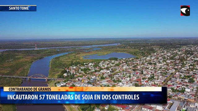Contrabando de granos se incautaron 57 toneladas de soja en dos controles en Santo Tomé
