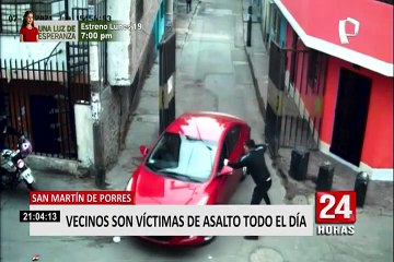 SMP: vecinos afirman estar desprotegidos por las autoridades ante la inseguridad