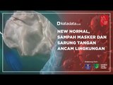 New Normal, Sampah Masker dan Sarung Tangan Ancam Lingkungan | Katadata Indonesia