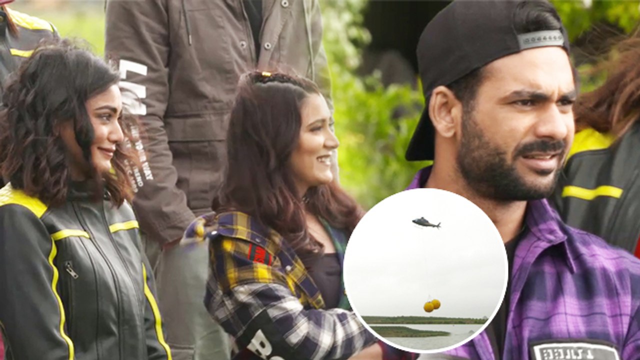 Khatron Ke Khiladi 11: Vishal Aditya Singh And Sana Makbul's Chopper Stunt