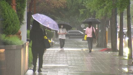 [날씨] 내일 더위 속 소나기, 아침까지 남해안·제주 장맛비 / YTN