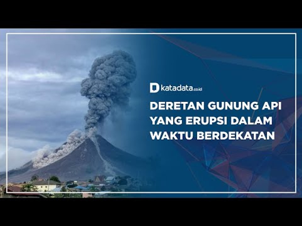 Deretan Gunung Api yang Erupsi Dalam Waktu Berdekatan | Katadata Indonesia