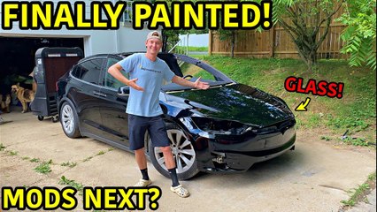 Download Video: Rebuilding A Wrecked 2020 Tesla Model X Part 11