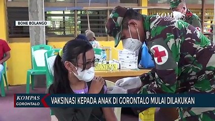 Vaksinasi Kepada Anak Di Gorontalo Mulai Dilakukan