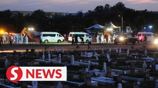 Sombre mood as remains of Covid-19 victims laid to rest